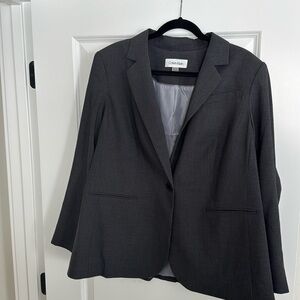 Calvin Klein grey blazer